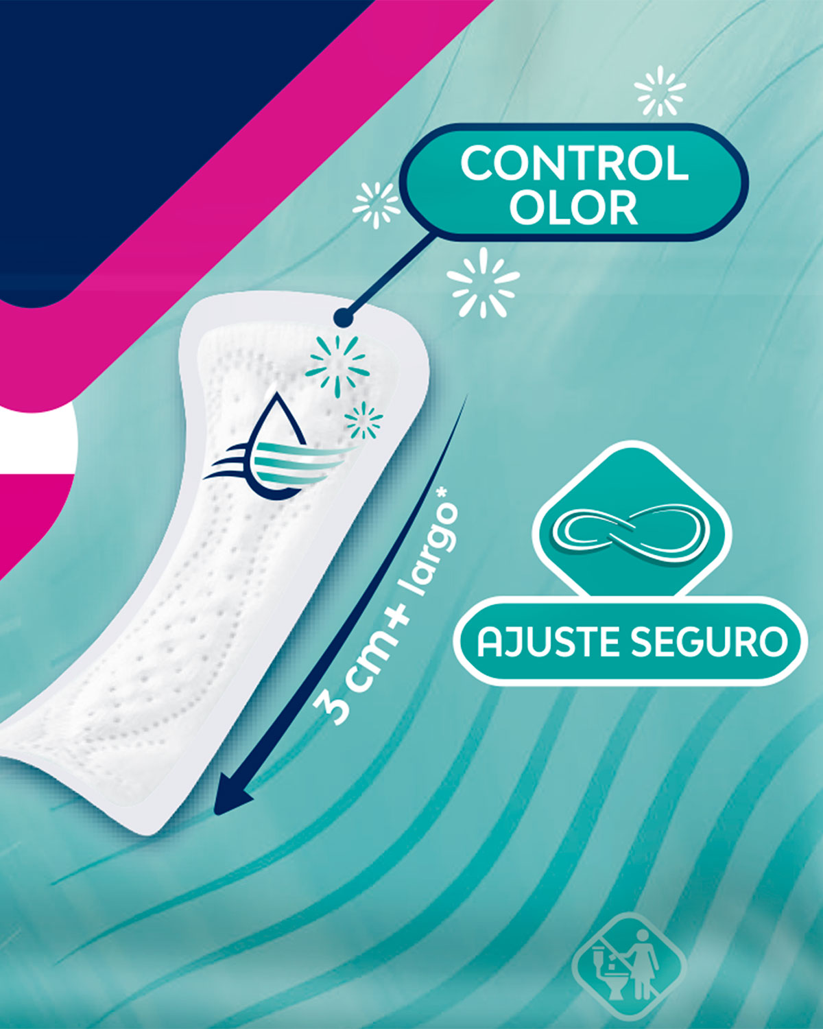 Protectores Nosotras Diarios Largos x 50 unid