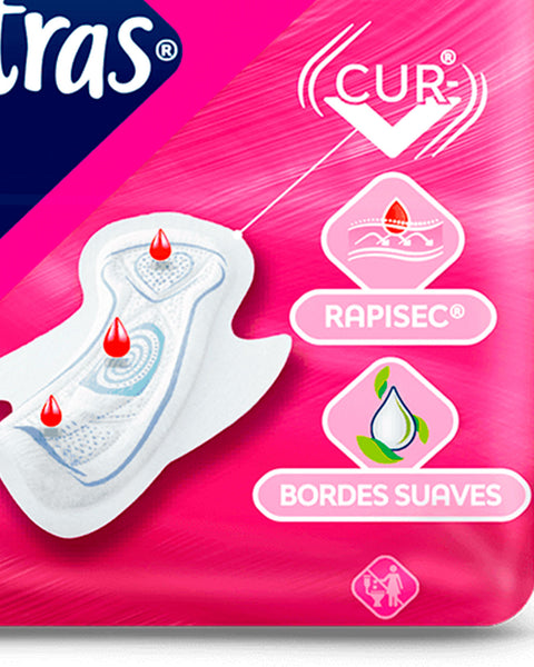 Toalla Higiénica Nosotras Invisible Rapigel x 40