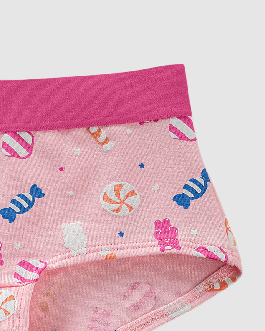 Paquete x 5 panties tipo hipster para niña