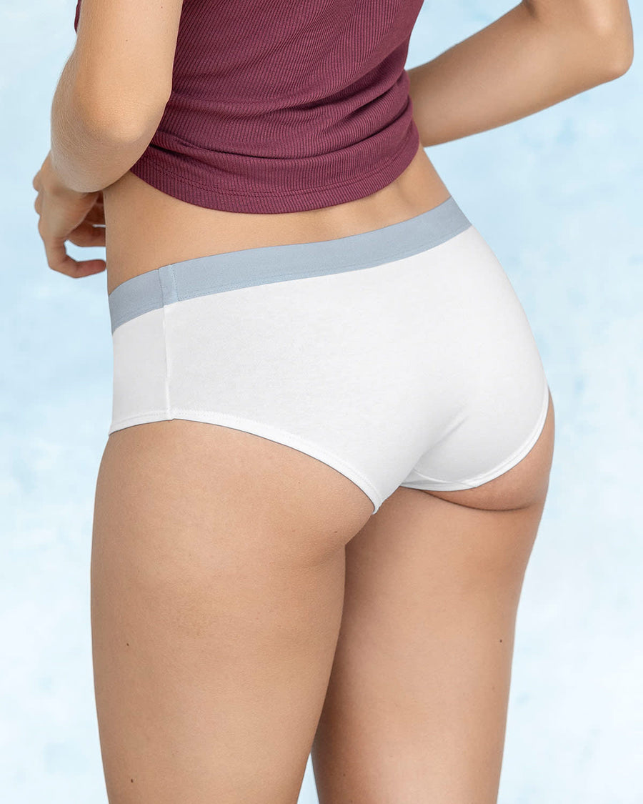 Paquete x 3 panties estilo hípster en algodón