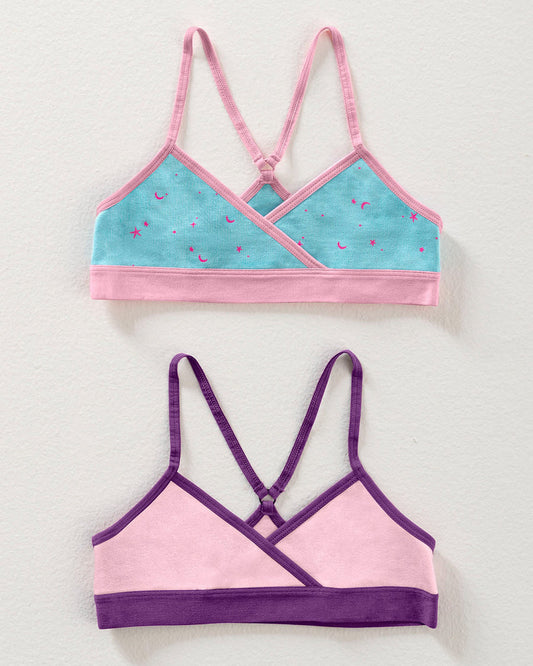 Paquete x 2 top principiante para niña espalda deportiva