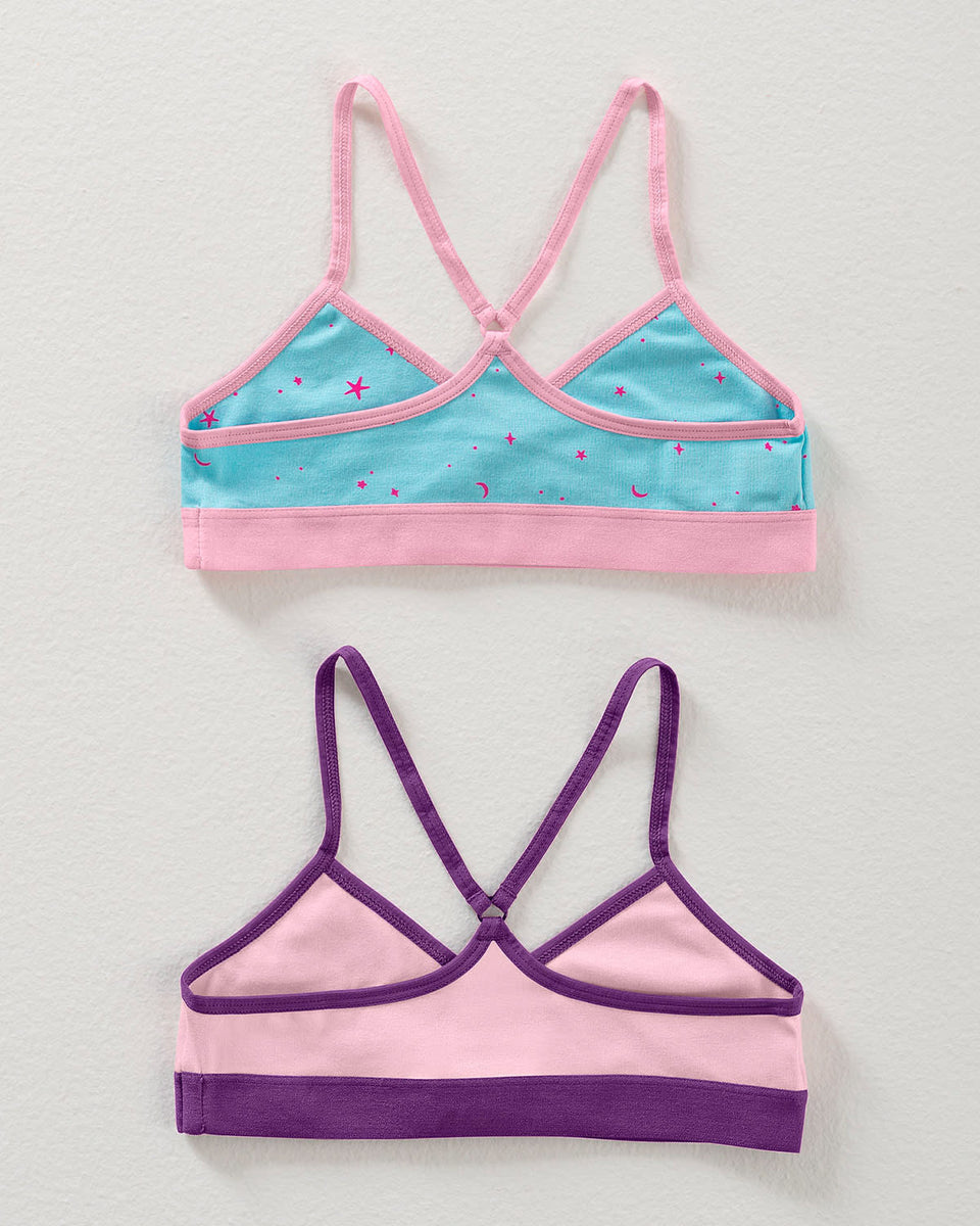 Paquete x 2 top principiante para niña espalda deportiva