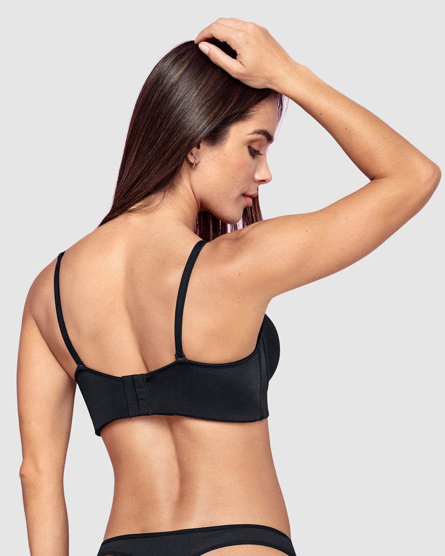 Brasier strapless de realce suave