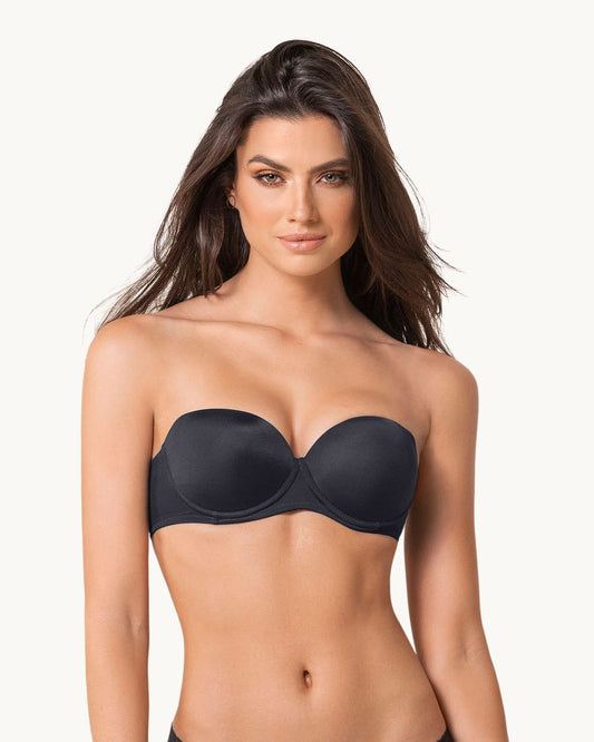 Brasier strapless con arco de realce suave