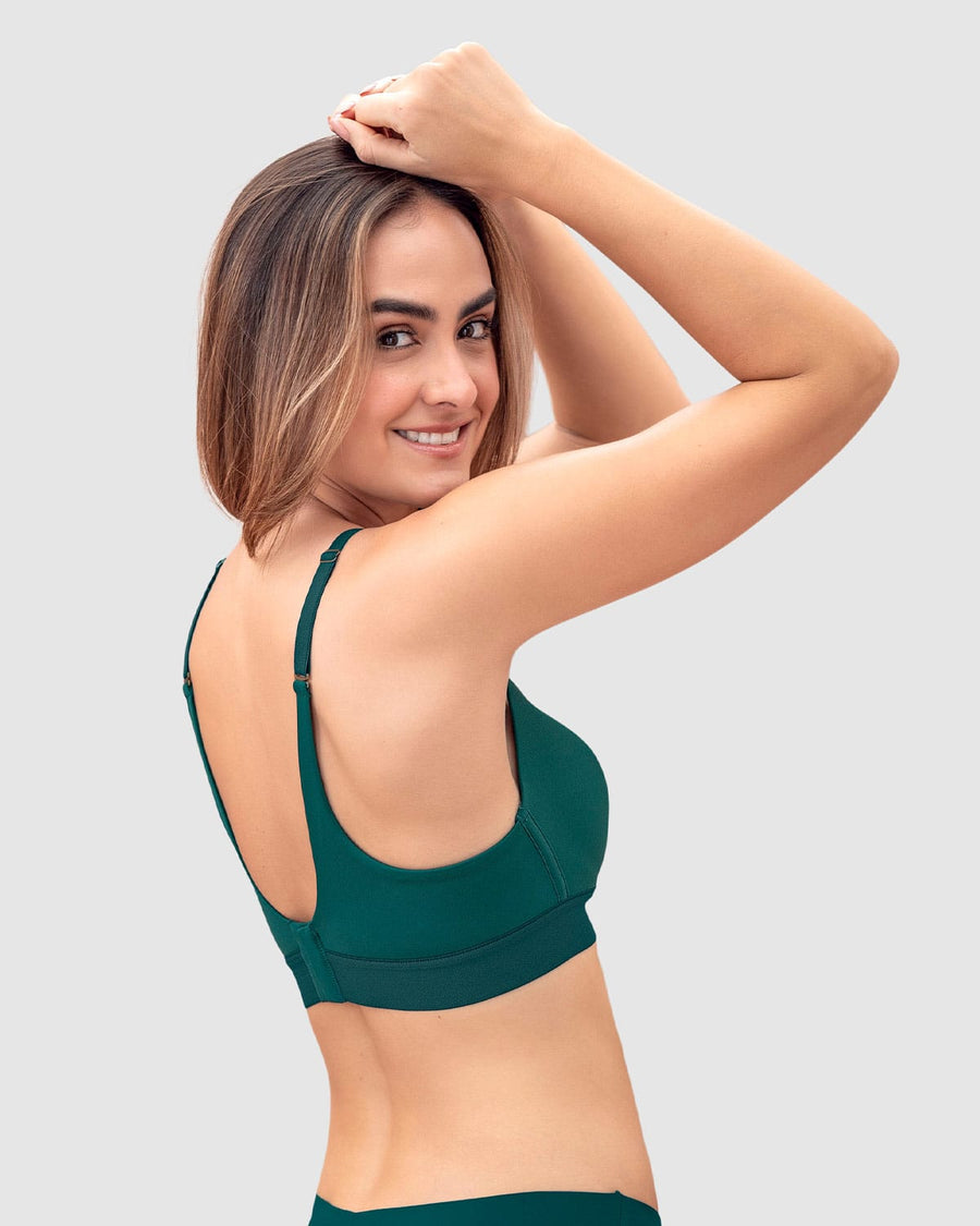 Brasier tipo top ultraliviano con copas internas fijas
