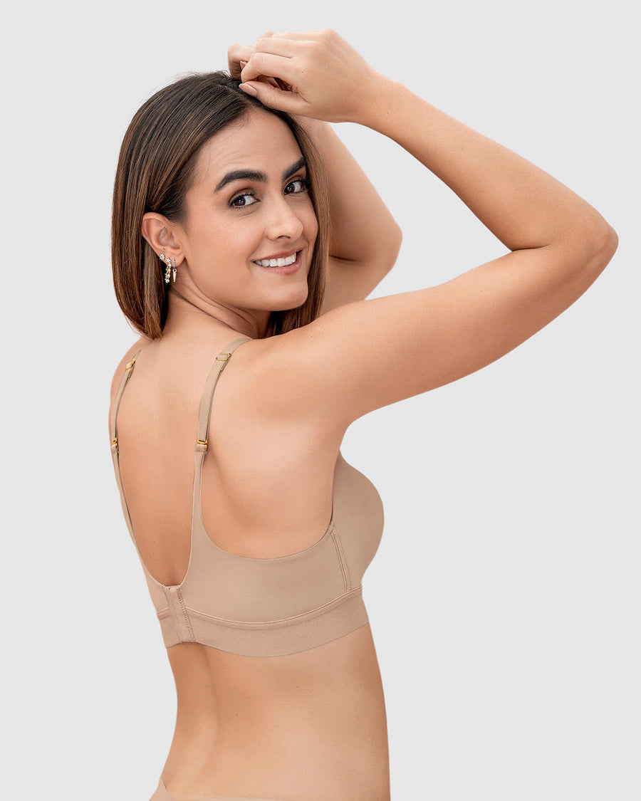 Brasier tipo top ultraliviano con copas internas fijas