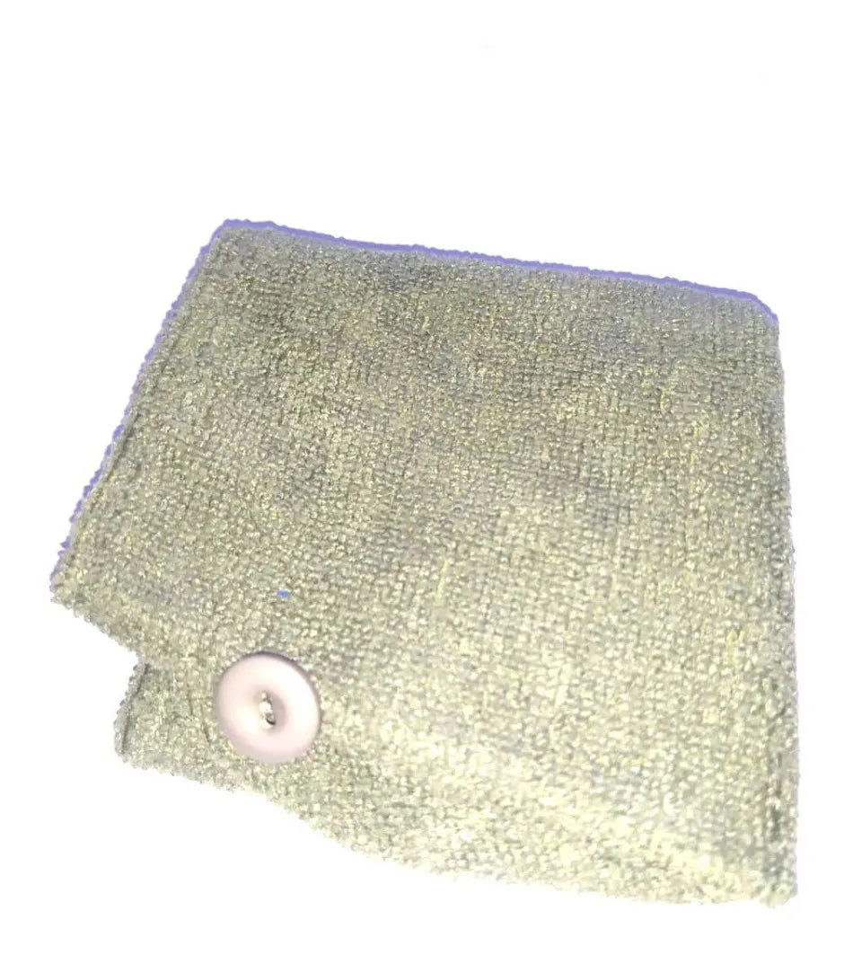 Toalla Turbante De Microfibra Para El Cabello En Gris