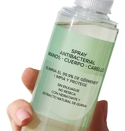 Spray Antibacterial Para Manos, Cuerpo Y Cabello