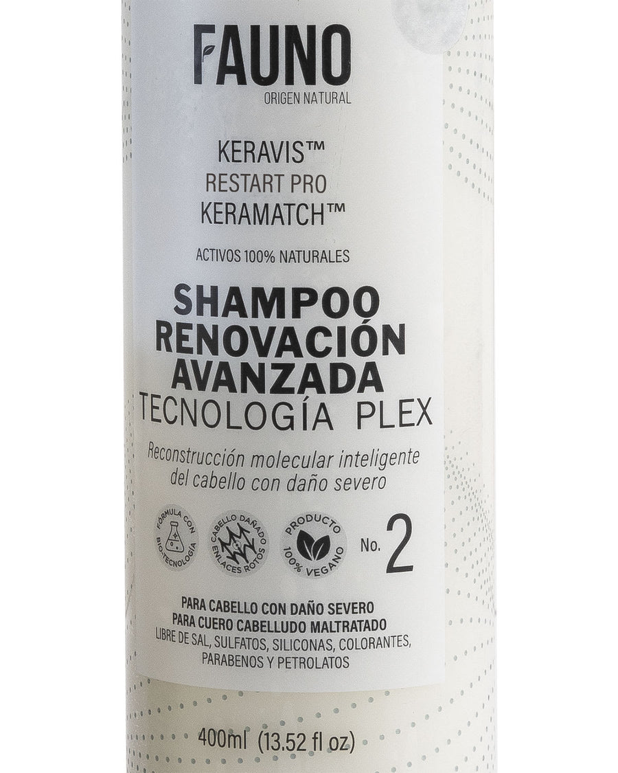 Shampoo Renovación Avanzada Tecnología PLEX Fauno 400ml