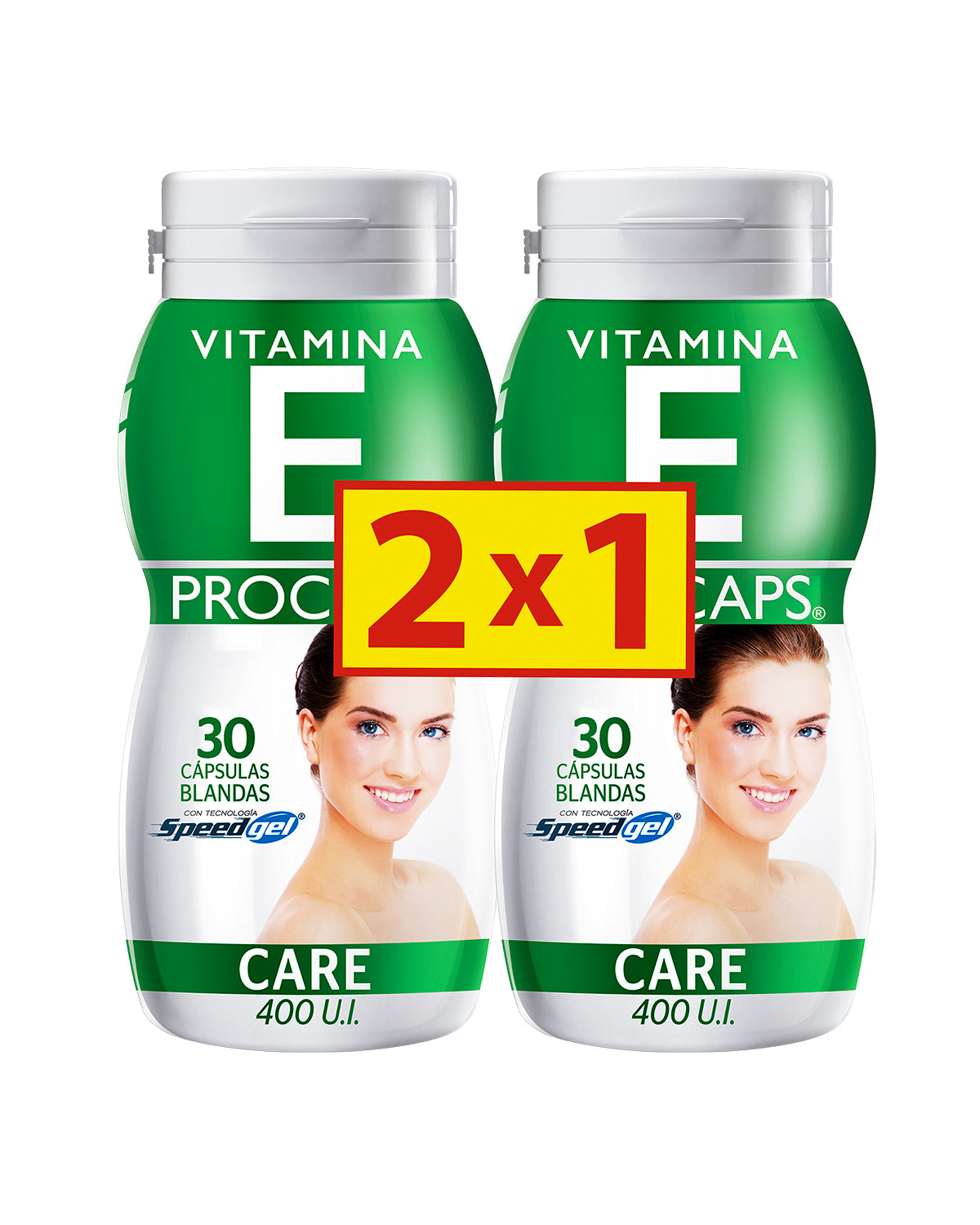 Vitamina E 400 UI 2x1 con 60 Cápsulas Líquidas